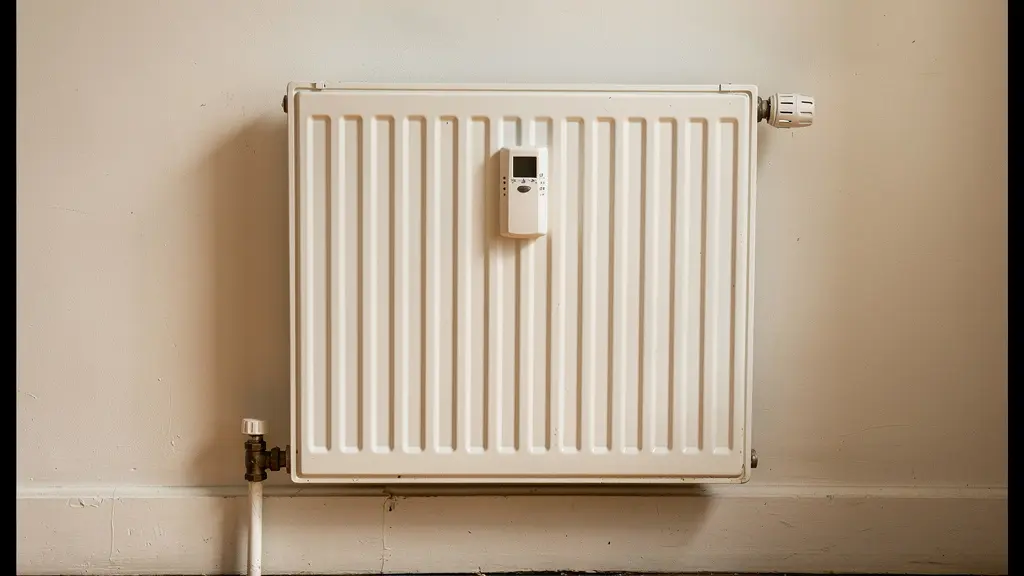 Radiateur avec robinet thermostatique pour individualisation chauffage copropriété